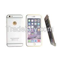 Sell White Metal phone frame arcylic back cover metal phone case cover for iphone5/5s/6/6plus CO-MIX-9010