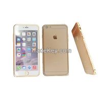 Sell Metal frame with bling diamond phone case for iphone 5/5s/6/6plus CO-MTL-6019