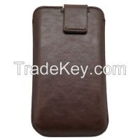Sell Business Style Flip Leather Case for Samsung S5 Brown Color CO-LTC-1005
