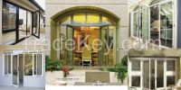 High Quality Aluminum Double Glass Casement   Door&casement window