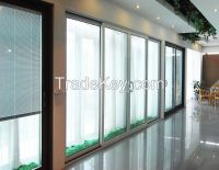 5mm+12A+5mm hollow glass Interior sliding door for office/bedroom/balcony