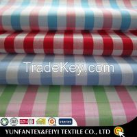 2015 original yarn dyed plaid designs 100% cotton cheapest soft poplin check cotton colorful fabrics