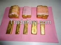 Gold Bars for sales. purity 99.99 percent 24k