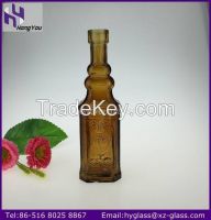Antique amber Glass diffuser bottle wholesale