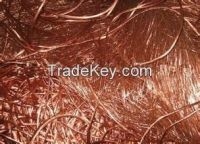 Pure Millberry Copper, Copper Scraps, CopperWire Scrap 99.9%