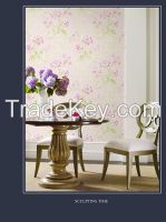 3D embossed wallpaper/big flower wallpaper/Non woven paper wallpaper