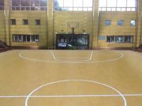 Durable indoor basketball court plastic flooring