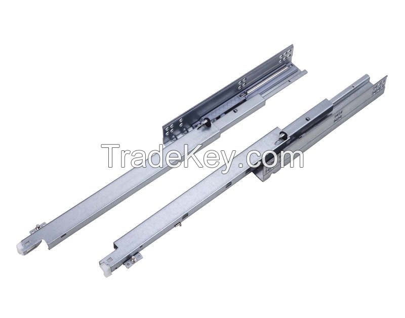 full extension undermount drawer slide with soft closing(with clips or pin)