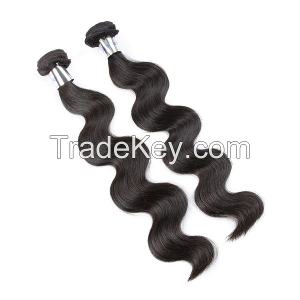 Hot sale hair bundle with wholesale price peruvian body wave hair weft