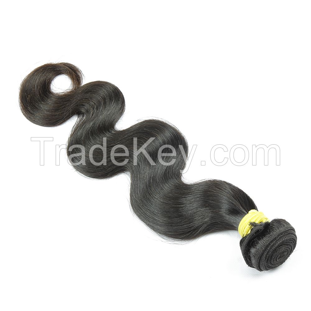 hair extention with hot sale body wave aliexpress brazilian hair weft