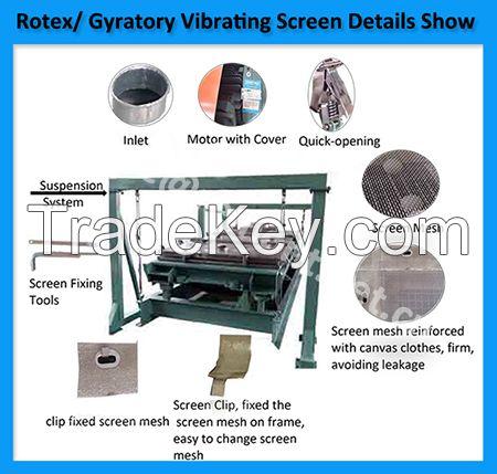 Gyratory/ Rotex Sieve Machine for sugar powder