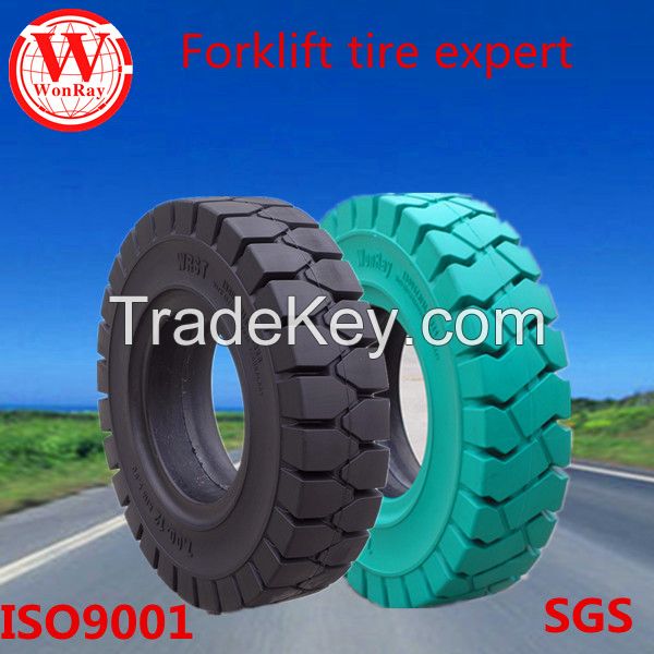 Solid industrial forklift solid tire 6.00-9 7.00-12 28*9-15