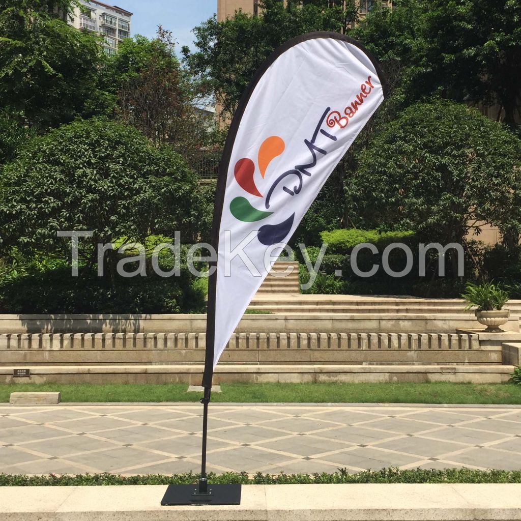 cheap custom print teardrop flag banner display