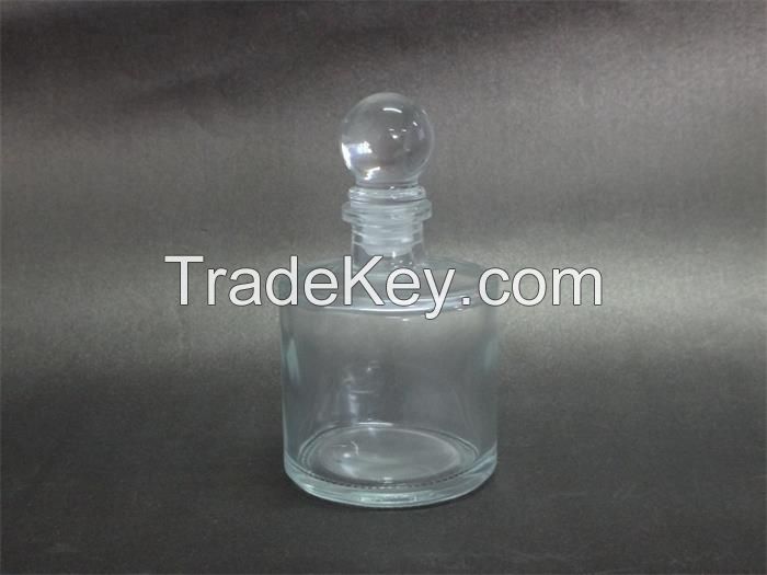 Elegant Perfume Aroma-Diffuser Glass Bottle Perfume Bottle with Glass Cap