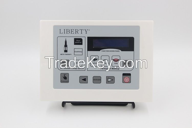 Hot Sell High Quality Electric Digital Permanent Makeup Machine , Tattoo Microneedle Therapy With White Panel