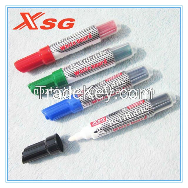 Whiteboard marker with ink refillable