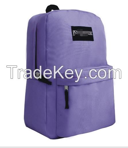 Cheap price OEM 600D polyester materials teenager backpack bag for school