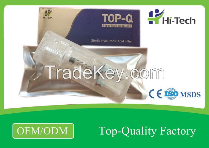TopQ Ultra Deep Hyaluronic Acid Dermal Filler for Large Deep Wrinkles and Fold