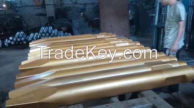 Hydraulic Breaker Chisel, Drilling Rods, Drill TIG, Furukawa Breaker