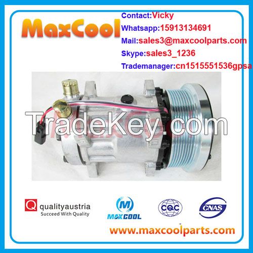 China  Sanden SD7H15 air compressor/Clutch for Ford / New Holland Tractor 82016158 9847944 82002069 82008689