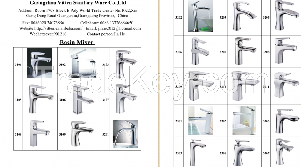 Bathroom sanitary ware China Wash Basin Faucet