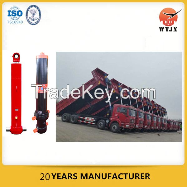 4 stage hydraulic cylinder for vehicle