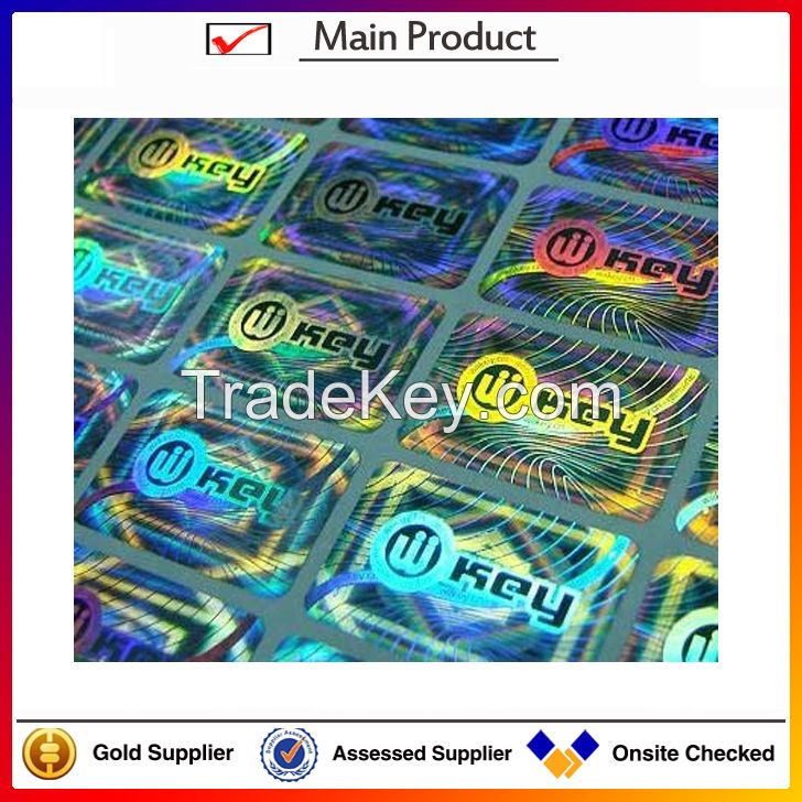 2015 colorful 3D hologram sticker