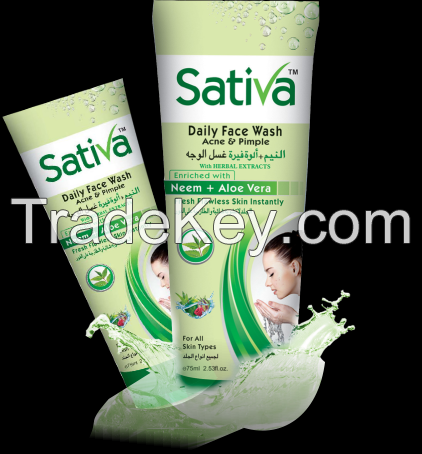 Sativa Acne & Pimples Face Wash