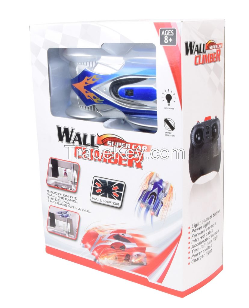 Toy Vehicle racing car and Infrared Wall Climber Car, rc car and climber