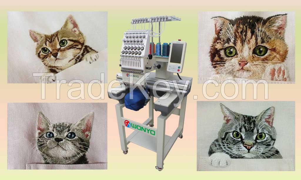 double head 12needles embroidery machine