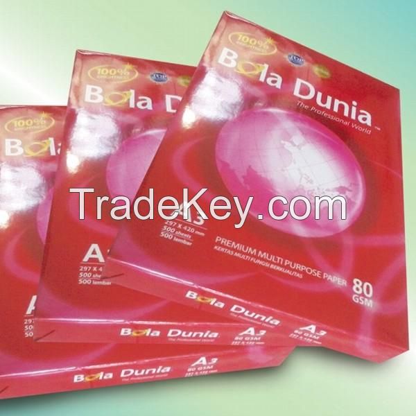 Bola Dunia A3 80 gr Copy Paper