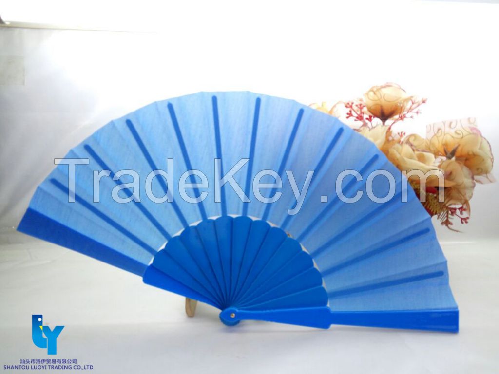 High Quality Bamboo Fabric/Paper Fan with(Custom-Made)