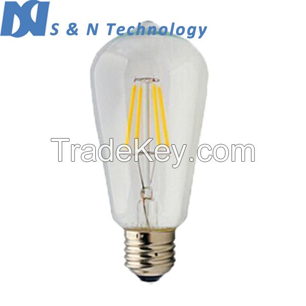 4W 6W B22 LED Filament bulb 360