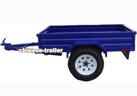 14 inch wheel 6'x4' Box Trailer with chequer plate ,