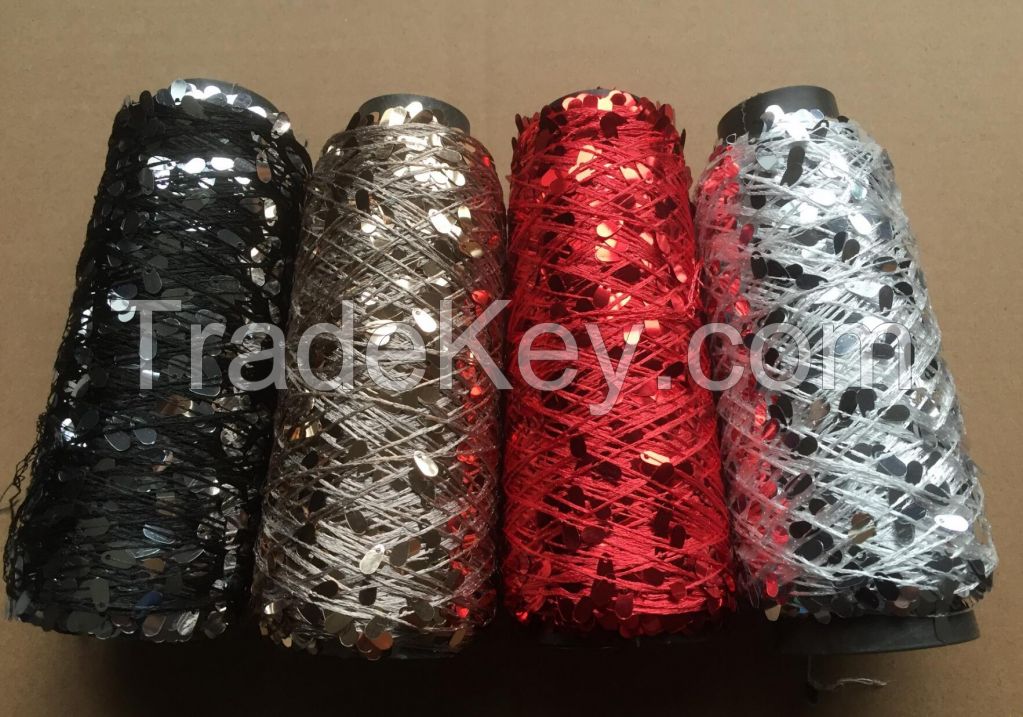 Sequin yarn