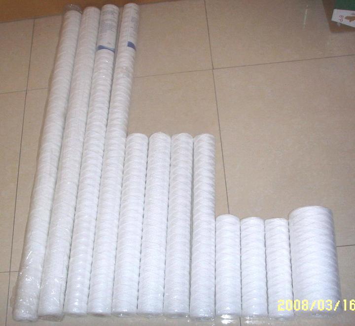 P. P Yarn and filter cartridge