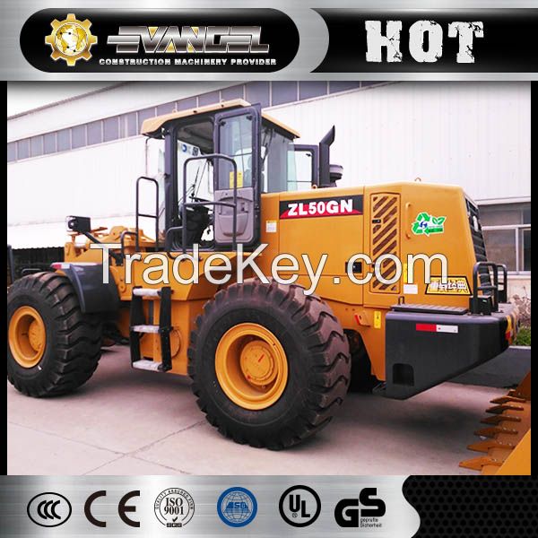 XCMG 5Tons Wheel Loader ZL50GN for Sale with Shangchai Engine