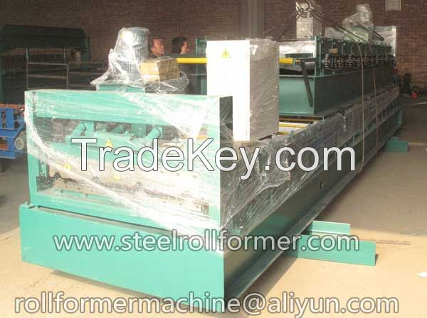 color steed roof sheet roll forming machine 