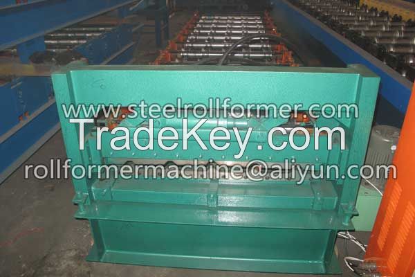 color steed roof sheet roll forming machine 