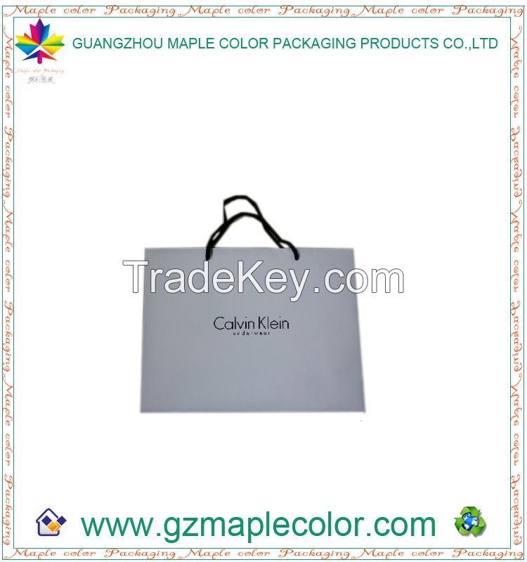 2015 custom logo paper bags with handle