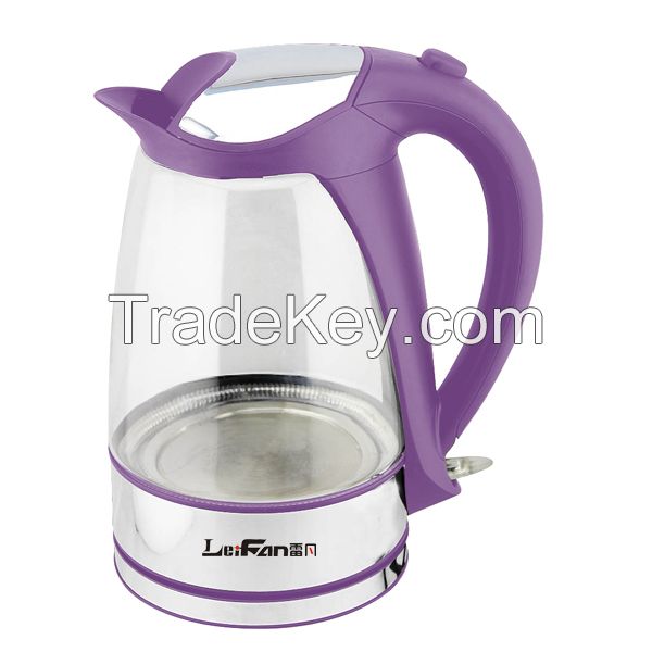 Cordless Electric Glass Kettle With Filter