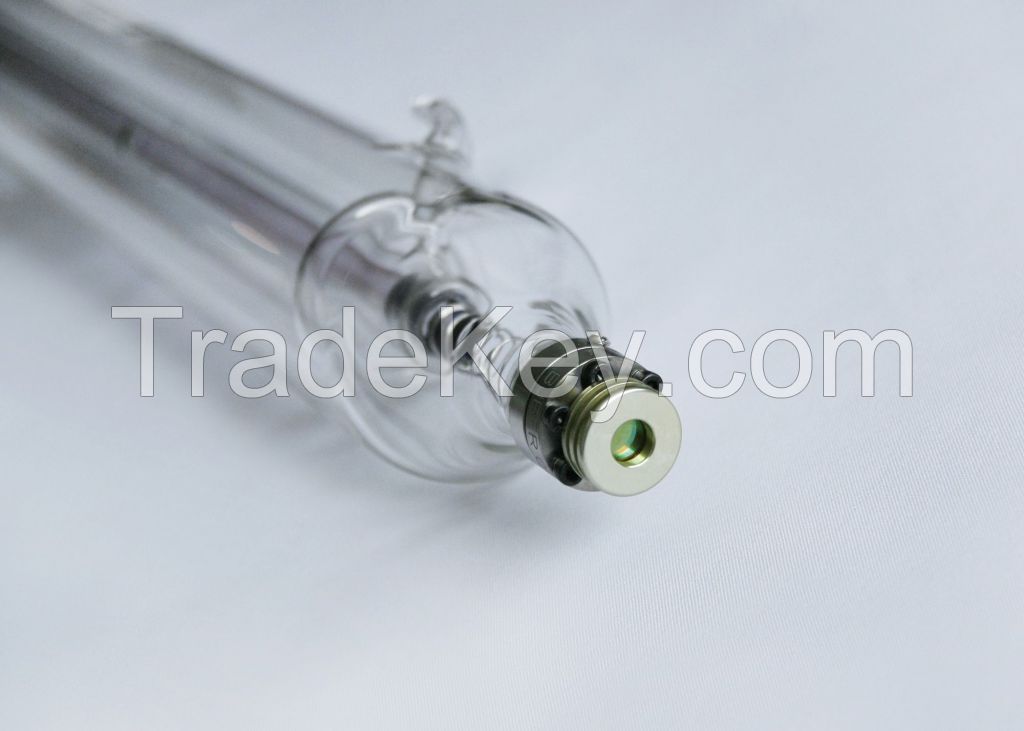 Glass to Metal 100W co2 laser tube for laser engraving, cuting machine