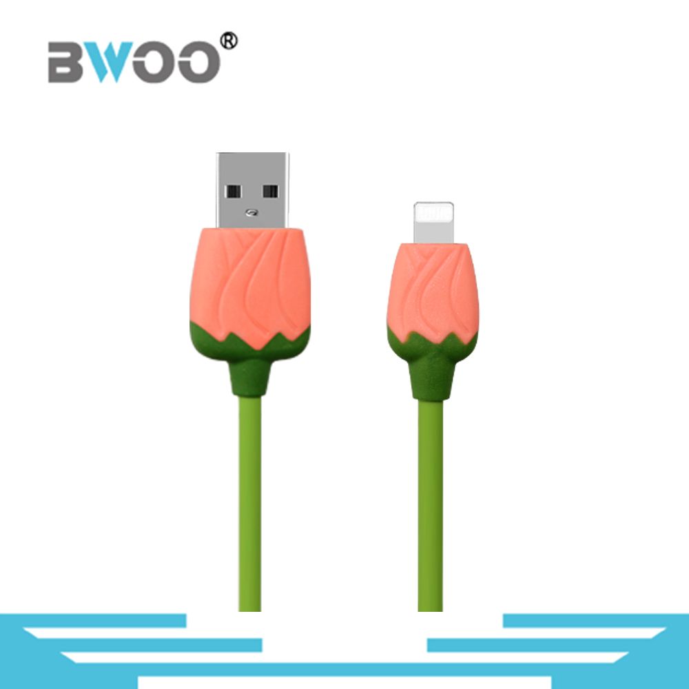 Colorful Rose Data Cable for Smart Phone
