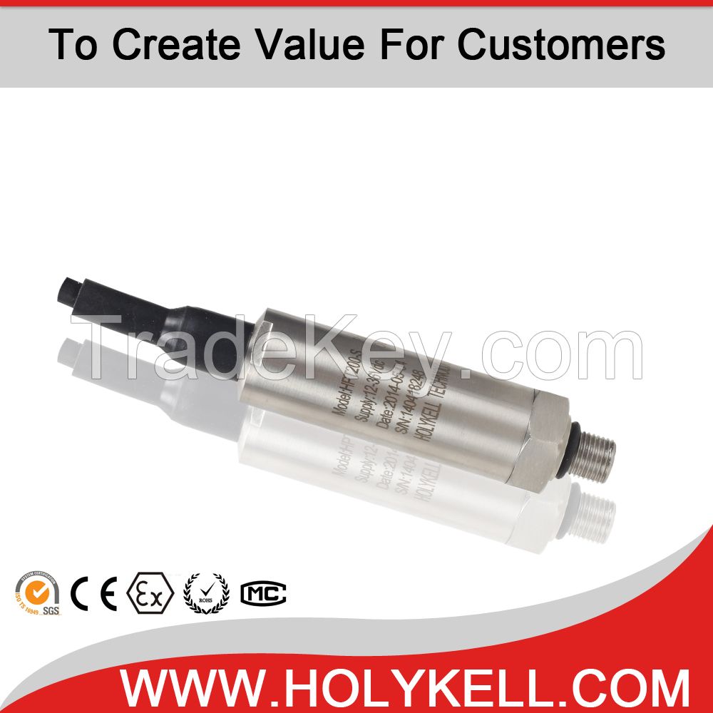 Holykell 0-200 Bar 0.5% to 0.1%FS gas/water/oil pressure sensor/transudcer/transmitter