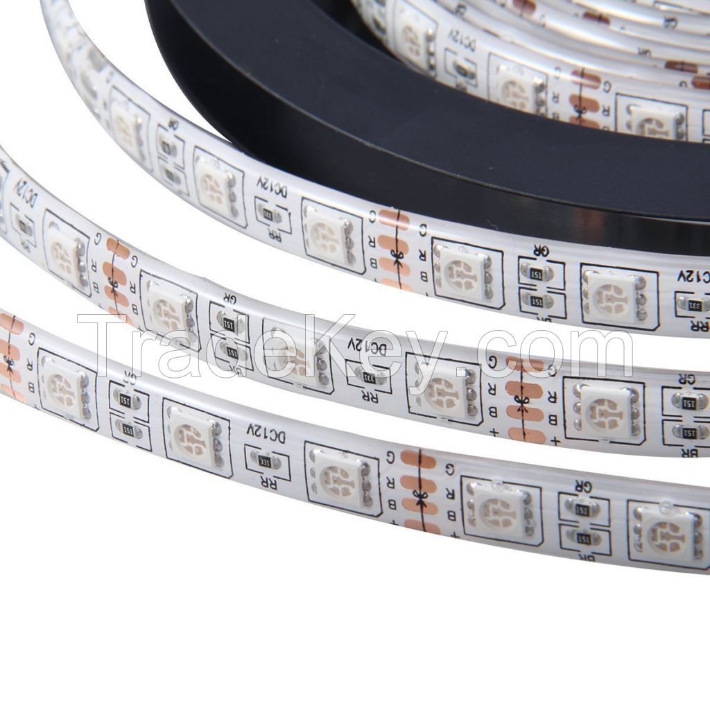 5050 RGB waterproof led strip light with IR controller +power supply