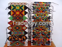 NECKLACES GLASS BEADS-SEEDS BY INDIGENAS EMBERA CHAMI-ASSORTED DESIGNS