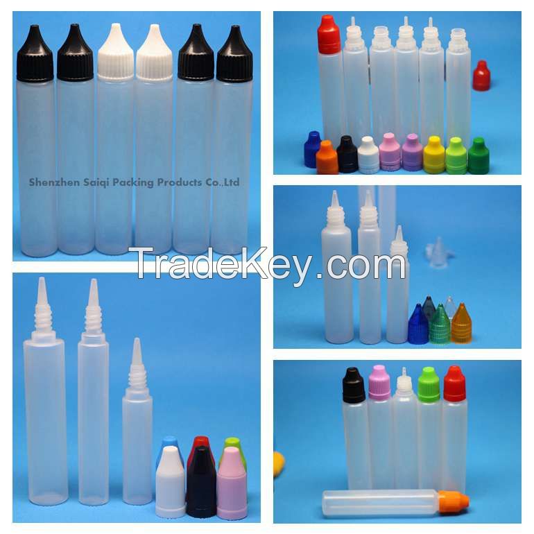 Wholesale PET dropper bottles with childproof and tamper evident cap