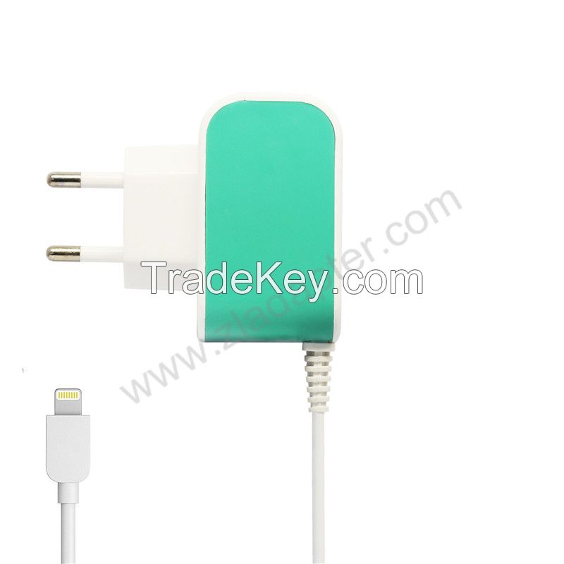 2.1A For Apple Lightning Rectangle Travel Charger