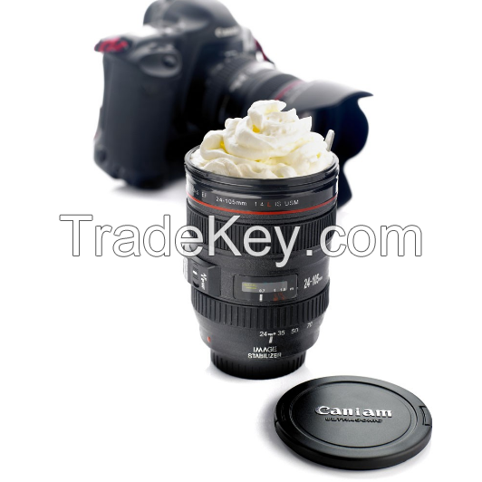 Promotional Caniam 24-105 2nd Camera Lens Coffee Plastic Mug 