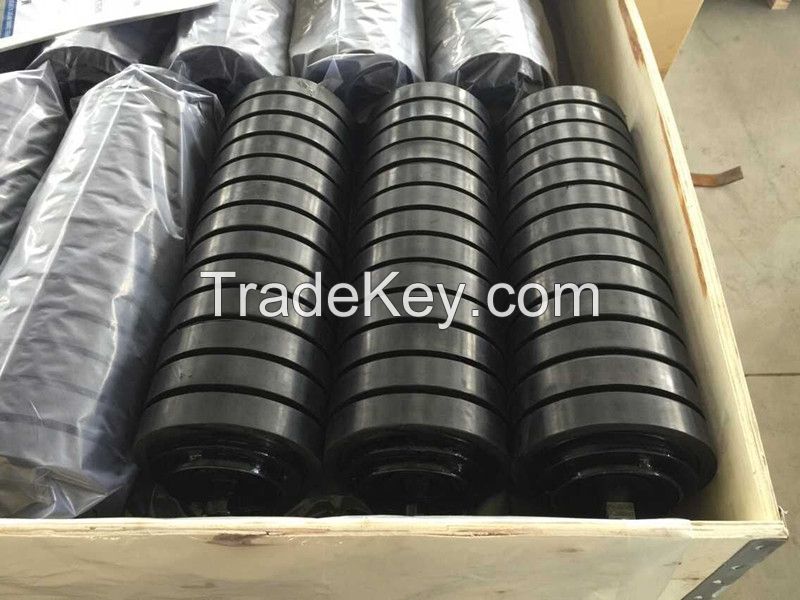 Anti Tearing Impact Roller For Material Handling Equipments